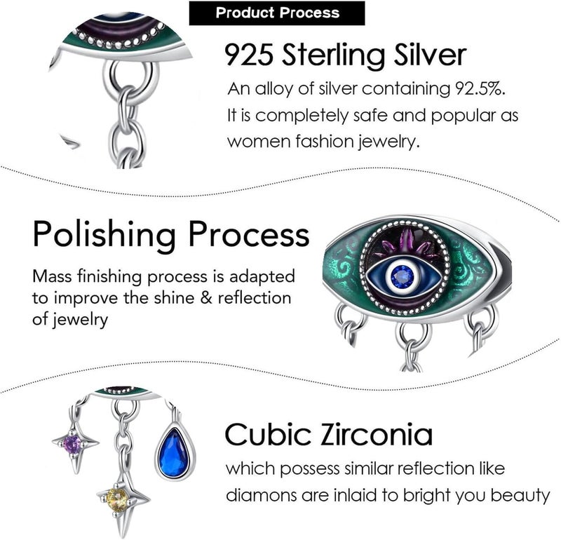 VALGACLS 925 Sterling Silver Family Love Mom Mouse Heart Charms for Bracelets Necklace Valentine's Day Mother's Day Jewelry Charm for Women - Image 4